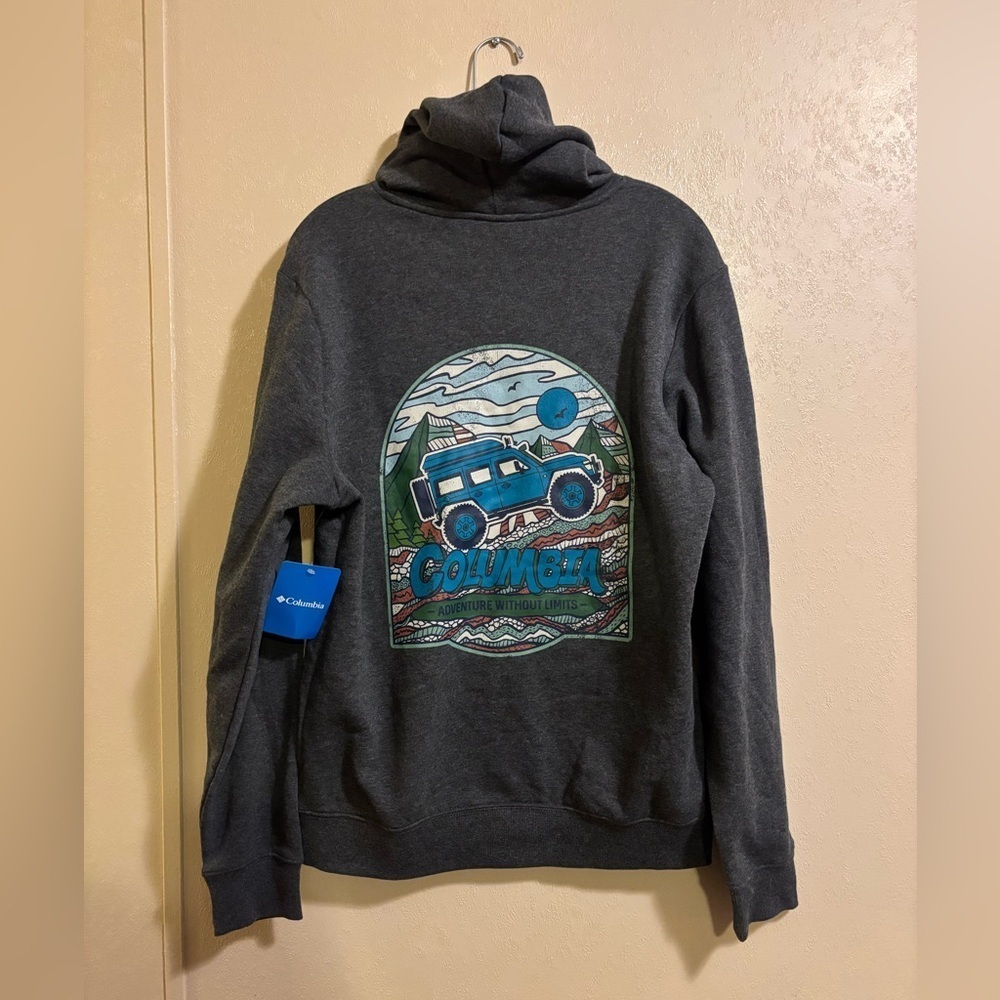 NWT Columbia men’s Adventure Without Limits hoodie sz S
